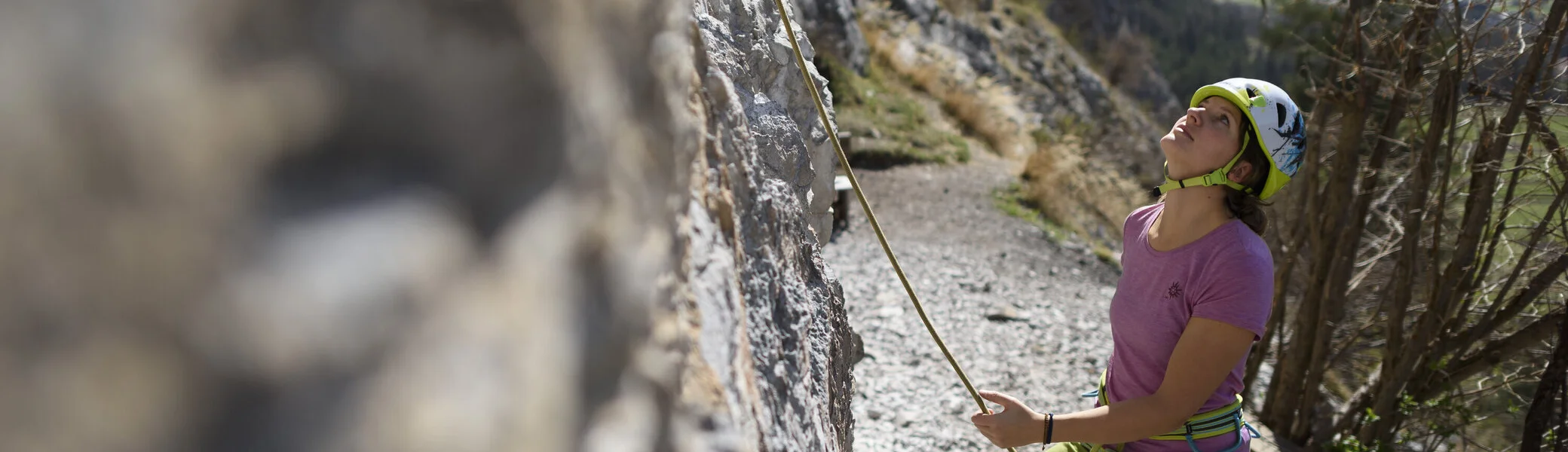 Outdoor-Klettern am Fels | © DAV/Wolfgang Ehn