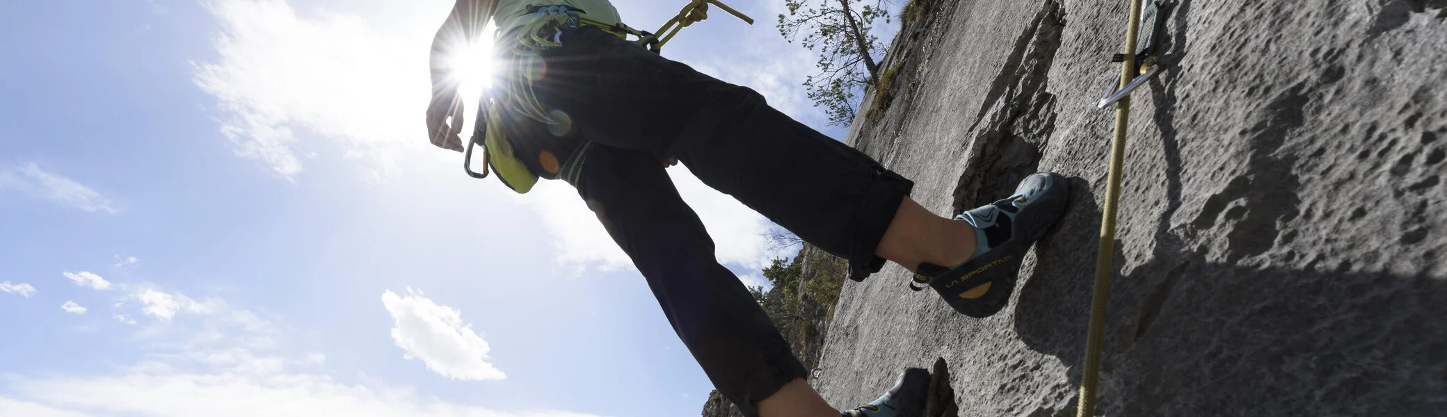 Outdoor-Klettern am Fels | © DAV/Wolfgang Ehn